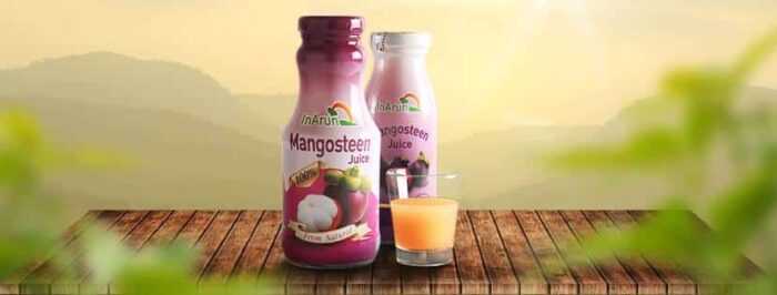 น้ำมังคุด น้ำผลไม้เพื่อสุขภาพ ขนาด 180 ml ตรา อินทร์อรุณ - รูปภาพ 4