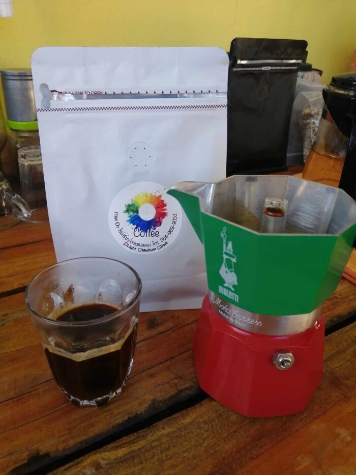 กาแฟอราบิก้าคั่ว แท้100% (Dark) ขนาด 150 กรัม ตรา O3 Coffee - รูปภาพ 4