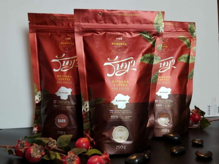 กาแฟคั่วบด โรบัสต้า คั่วอ่อน ขนาด 250 กรัม ตรา รัษฎา (RATSADA COFFEE) - รูปภาพ 3