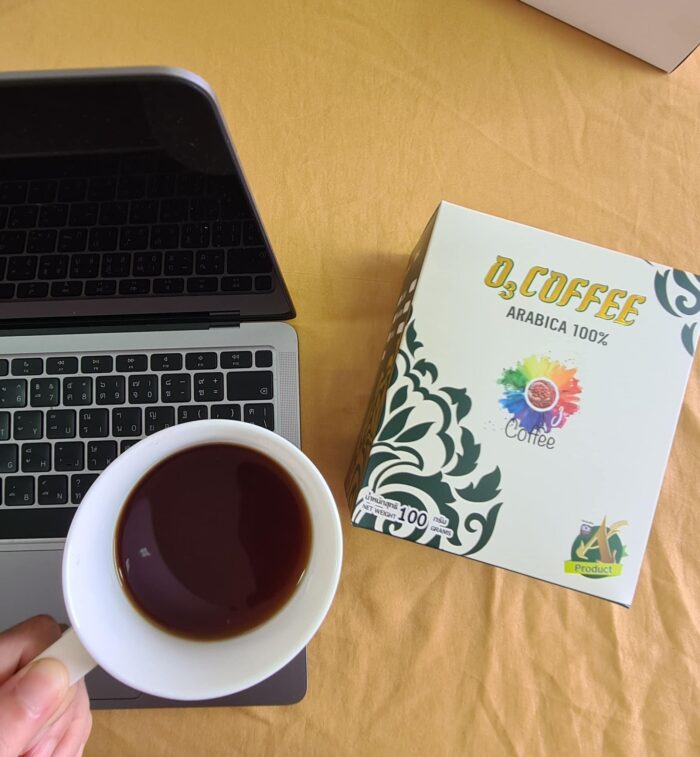 กาแฟดริป แบบ กล่อง ขนาดรวม 100 กรัม (บรรจุ 10 ซอง) ตรา O3 Coffee - Image 2