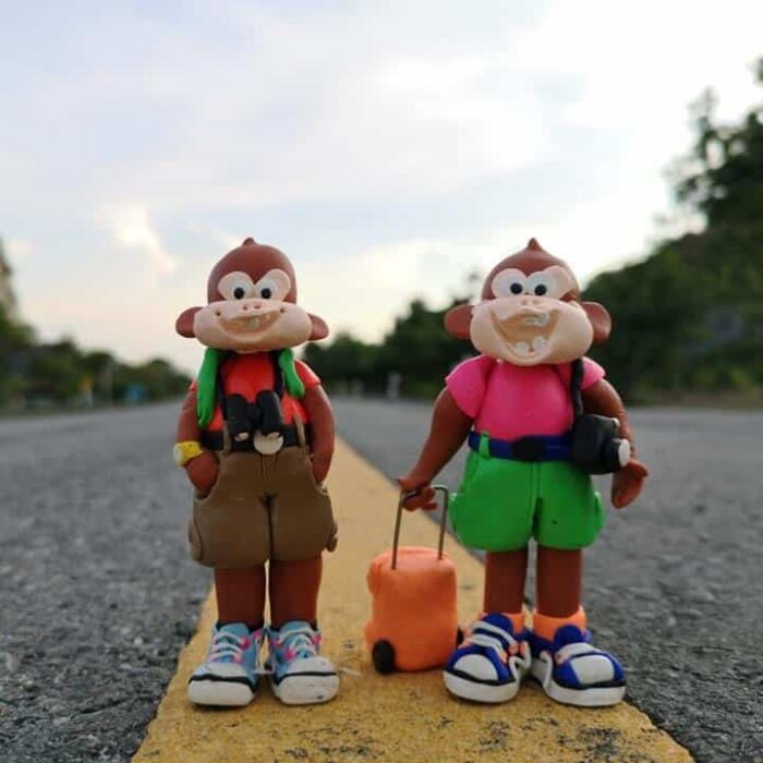 พวงกุญแจ ตุ๊กตาลิง ตรา กลุ่มปั้นลิง - Image 4