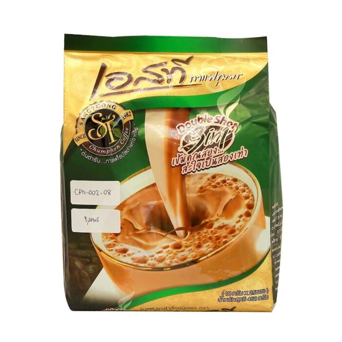 กาแฟ3in1 ตราเอสที สูตรดับเบิ้ลช็อต