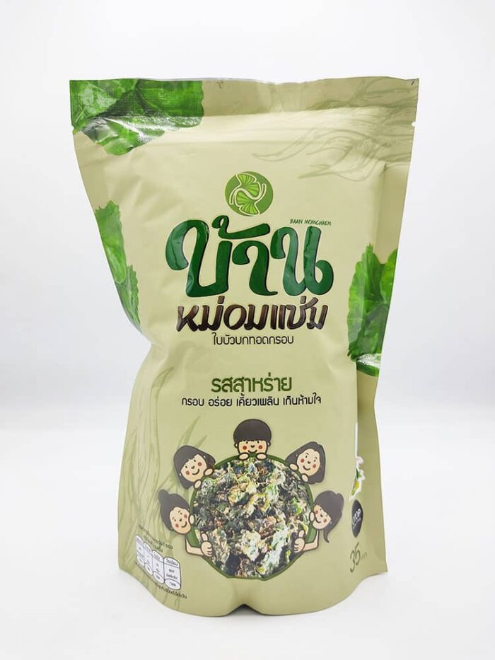 ชุดเซ็ต ใบบัวบกทอดกรอบ ขนาด 70 กรัม จำนวน 4 ห่อ ตรา บ้านหม่อมแช่ม - รูปภาพ 7